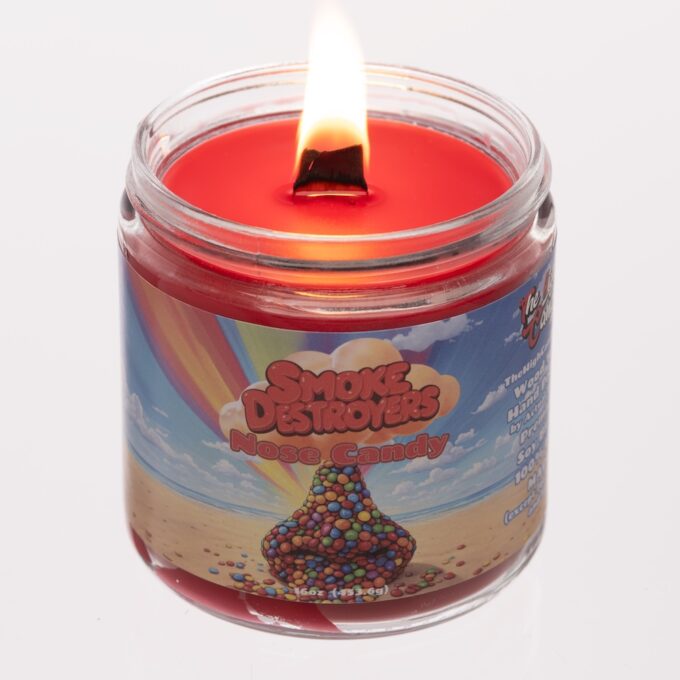 Nose Candy Wood Wick Candle - Image 2