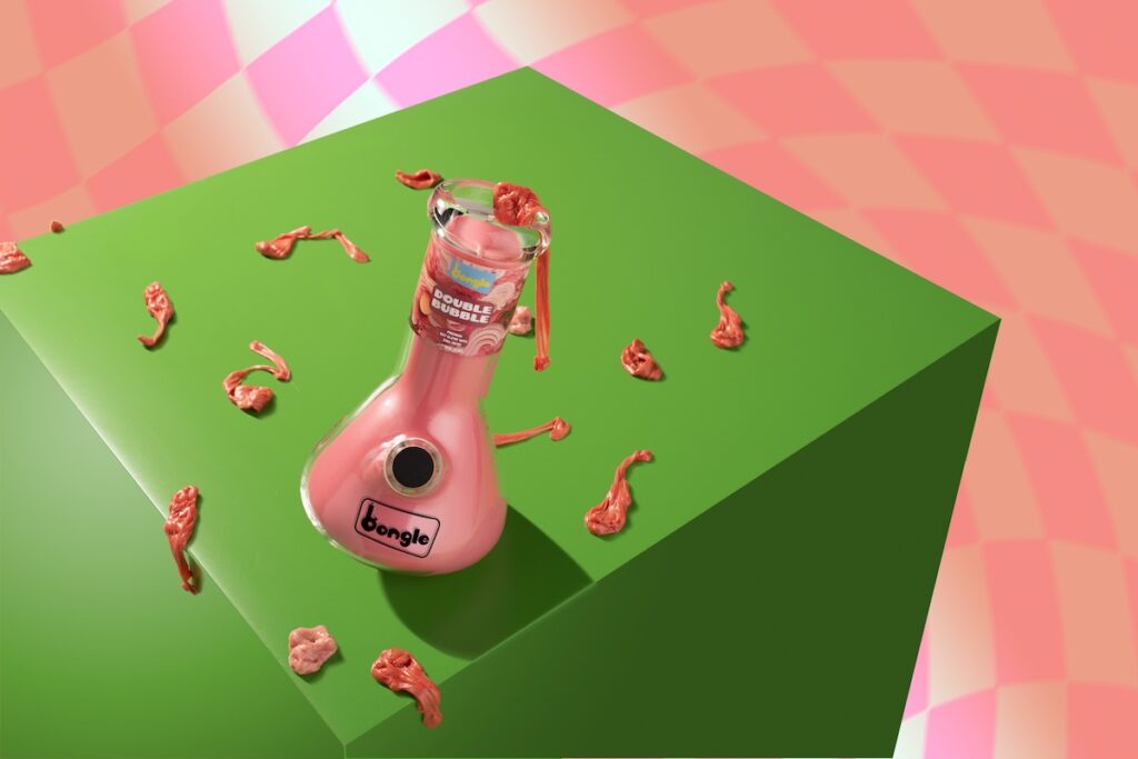 Bongle Bubbagum Bong Candle