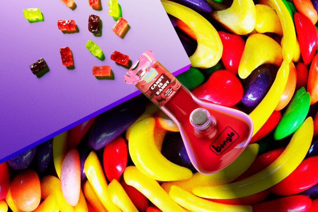 Bongle Candy Is Dandy Bong Candle