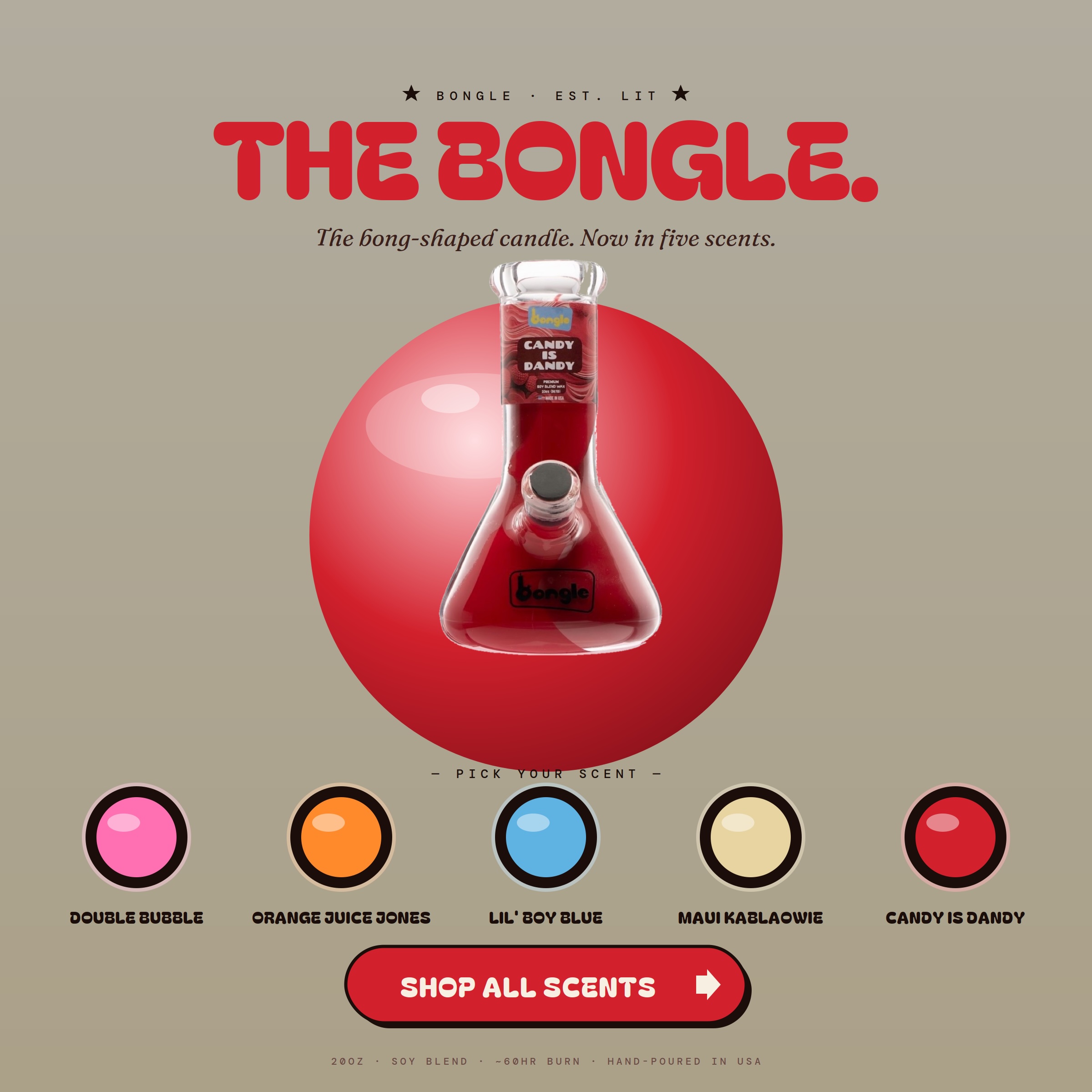 The Bongle! Bong / Candle
